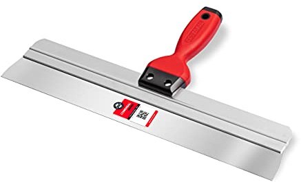 Lagerverkauf! COMENSAL Flächenspachtel 450 mm - Profi Fassadenspachtel Edelstahl - Ergonomischem Griff - Rakel Spachtel - Made in EU