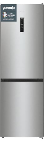 Gorenje NRK 619 DA2XL4 Kühl-Gefrierkombination/NoFrostPlus/Multiflow 360° / Convert FreshZone/AdaptTech/LED Display / 185 cm/Kühlteil 204 l/Gefrierteil 96 l / 38 dB/EEK: D/Edelstahl