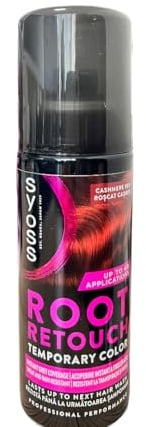 SYOSS Ansatz Retoucher, sofort Kaschierspray, kaschmirrot 3er Pack (3x120ml)
