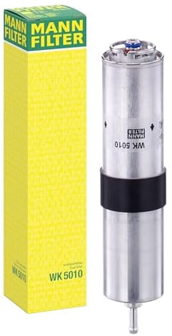 MANN-FILTER, WK 5010 Kraftstofffilter | Für PKW, Schutz des Kraftstoffsystems, Injektorschutz, Zuverlässige Kraftstoffversorgung, Echte OE-Technologie