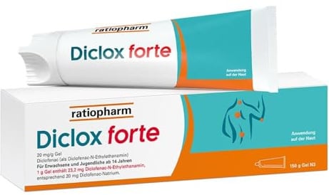 Diclox forte Schmerzgel 2% mit Diclofenac 150 g – Linderung von Muskel- und Gelenkschmerzen
