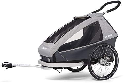 Croozer Kid Keeke 1 Kinderanhänger Stone Grey 2020 Fahrradanhänger