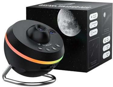 Ainael Sternenhimmel Projektor, Galaxy Star Planetarium Weltraum Sternenprojektor Nachtlicht mit Lichtstreifen, Meteor and Galaxy Projektor für Kind Erwachsene Schlafzimmer Weihnacht Geschenk