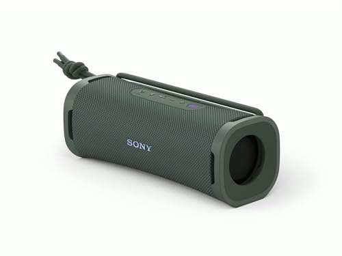Sony ULT Field 1 - Kabelloser tragbarer Bluetooth-Lautsprecher mit ULT Power Sound, kraftvollem Bass, IP67, wasserdicht, staubdicht, stoßfest, 12h Akku, klare Gesprächsqualität, Outdoor - Forest-Gray
