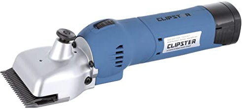 CLIPSTER Akkuschermaschine FarmClipper Akku2, Tierschermaschine, inkl. 2 Akkus, blau, 28,5x8x8cm, Rinderschur, Veterinäre, Akkulaufzeit 120min