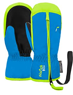 Reusch Ben Mitten extra warme und weiche Fausthandschuhe Winterhandschuhe Fäustlinge Kinder Babys Kleinkinder Mädchen und Jungen mit einem Reißverschluss