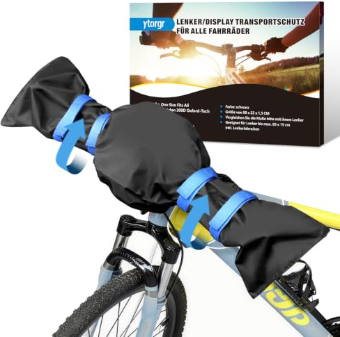 2er-Set Lenkerschutzhülle E-Bike Fahrrad OxfordStoff Transportschutz Schutz | Feuchtigkeit Regenschutz Staubgeschützt Fahrrad Zubehör für Transport & Parken