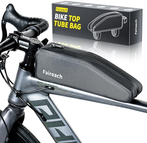 100% Wasserdichte Fahrrad Rahmentasche, 1,8L Fahrrad Oberrohrtasche | Dualem Befestigungssystem, Leichte & Robuste TPU Fahrradtasche, für Rennrad, Gravelbike & Bikepacking