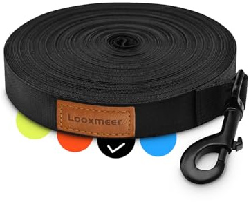 Schleppleine für Hunde, 3m 5m 7m 10m 15m 20m 25m 30m Schleppleine mit Robusterem Karabiner, Hundeleine für Große bis Kleine Hunde, Laufleine für Spaziergang, Übungsleine, Reißfeste Trainingsleine