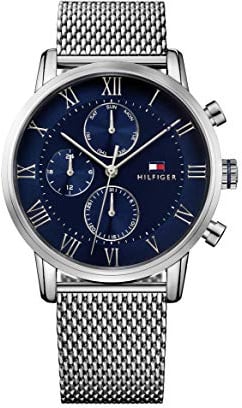 Tommy Hilfiger Multi Zifferblatt Quarz Uhr für Herren mit Edelstahlarmband oder Lederarmband