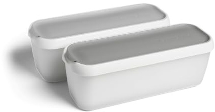 SPRINGLANE 2er-Set Eisbehälter für Speiseeis 1 L, Aufbewahrungsbehälter, Gefrierdosen, Eis-Container BPA-frei in Lebensmittelqualität