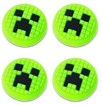 Joystick Kappen, 4 Stück Controller Stick Caps Thumb Grips Für Switch Für Switch/OLED/Lite, Für Switch Joystick-Abdeckung, Süßes Joy-Con-Daumengriff-Zubehör – Grün