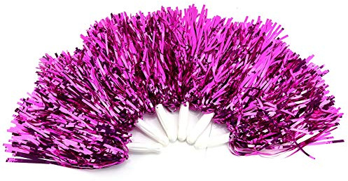 DeWin Pompons für Mädchen, 6 Stück, für Sport, Cheer, Party, Tanzzubehör, Werkzeug für Sportveranstaltungen, Stadion, Party, Urlaub