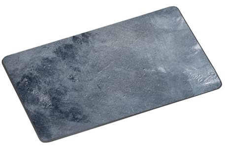 KESPER 36361 Glas-Schneideplatte 28,5 x 19 cm Motiv BETON
