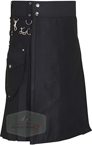 Kilt für Herren | Herren Cargo Fashion Utility Kilt