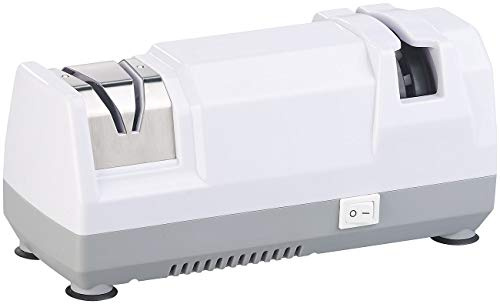 Rosenstein & Söhne Schleifer: Elektrischer Profi-Diamant-Messerschärfer, Grob- und Feinschliff, 40 W (Messer-Schleifer, Messerschärfer für Stahlklingen, Schärfen)