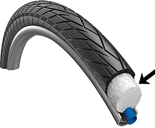 Schwalbe Airless Solid Tube SBSAS12 Fahrradreifen ETRTO 47-622 Schwarz