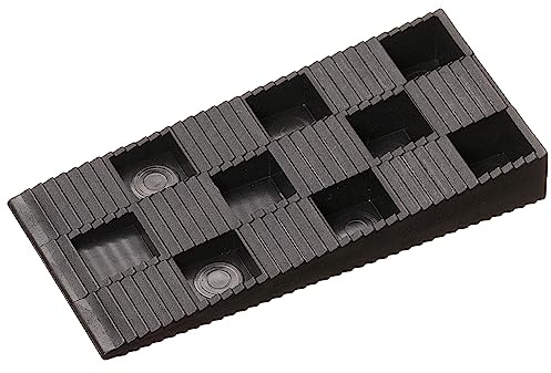 Estika Kunststoffkeile - 36 Stück - 94x44x14 mm - Montagekeile für Fenster Tür Türzarge Fliesen Laminat Parkett