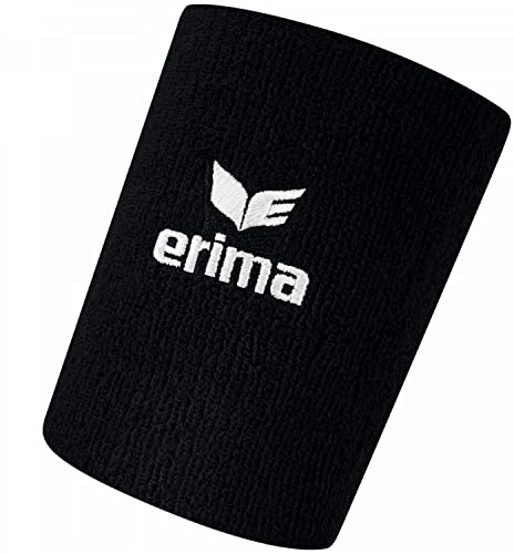Erima Erwachsene Absorbierendes Basic Schweißband (7242106), schwarz, 1