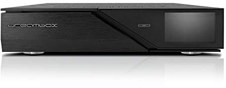 Dreambox DM900 UHD 4K 1x DVB-S2 Dual Tuner E2 Linux PVR Receiver (inkl. Gratis conecto Kabelset: 1x HDMI Kabel + 1x 1,5m Sat Anschlusskabel) Schwarz