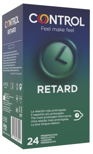CONTROL RETARD Kondome aus Naturlatex mit verzögernder Wirkung - 24 Stück.