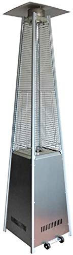 VVHUDA Terrassenheizer Außenstrahler Außenheizung 13 kW Propangas 230 cm Turm Außenheizung für Terrasse Balkon Camping Heckklappe modern elegant Sicherheitsschutz