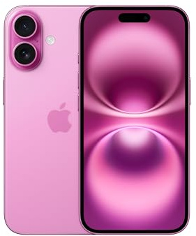 Apple iPhone 16 128 GB: 5G Handy mit Kamerasteuerung, A18 Chip und einem echten Boost für die Batterie. Funktioniert mit AirPods, Rosé