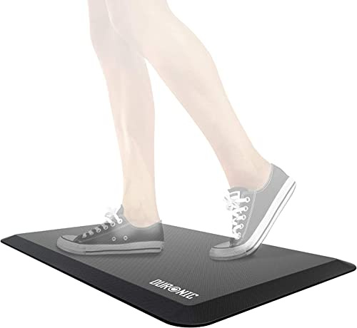 Duronic DM-MAT2 Anti-Ermüdungsmatte, 71 x 43 cm Anti Fatigue Fußmatte, Komfortmatte, Antimüdigkeitsmatte, Arbeitsplatzmatte für Sitz- Steh Schreibtisch, Hausarbeiten, Werkstatt und Büro
