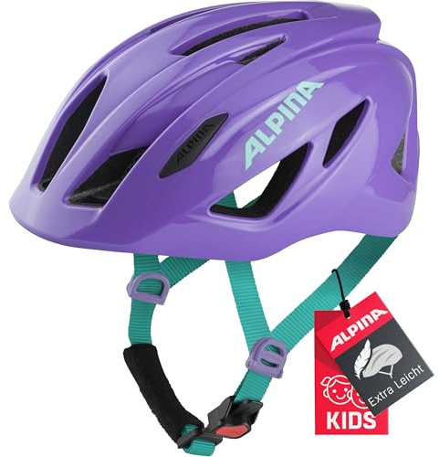 Alpina PICO - Leichter, Optimal Klimatisierter & Bruchfester Fahrradhelm mit Fliegennetz Für Kinder, optional mit Licht