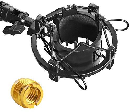 AT2020 Mikrofonspinne Reduziert Vibrations Geräusche für Audio Technica AT2020 AT2020USB + AT2035 ATR2500 Mikrofon von YOUSHARES