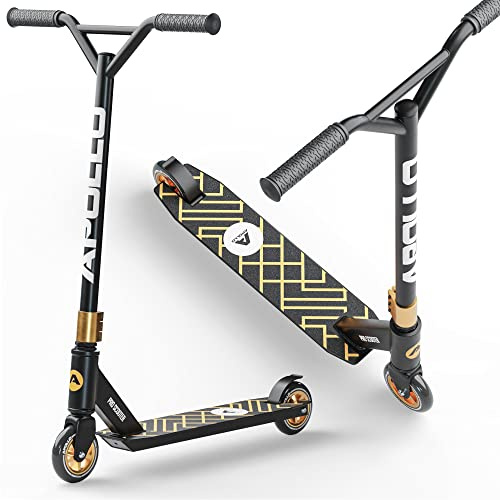 Apollo Stunt Scooter - Genius Pro - robuster Kinder-Scooter mit ABEC 9 Kugellager, Trick Roller für Kinder ab 6 Jahre, Tretroller, perfekt auch als Cityroller