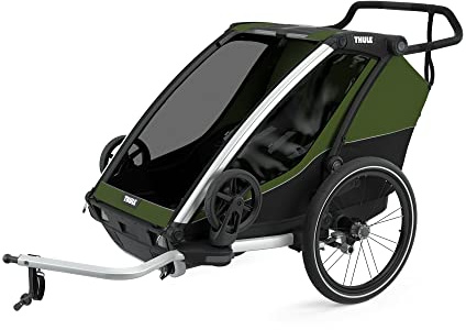 Thule Chariot Cab Multisport-fahrradanhänger Aluminum/Cypress Green, One-Size