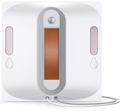 Fensterputzroboter 6500 Pa, Fensterreinigungsroboter mit 2-Fach-Sprühsystem, intelligenter Routenplanung, 80-ml-Wassertank, 8-stufigem Sicherheitssystem und Randerkennung, für Innen- und Außenfenster
