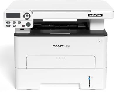 PANTUM M6700DW Drucker Scanner Kopierer, Laserdrucker Multifunktionsgerät, WLAN/USB/Ethernet, Schwarz Weiss, Automatischer Duplexdruck, 30ppm, Inklusive 1000-Seiten-Starter-Tonerkassette
