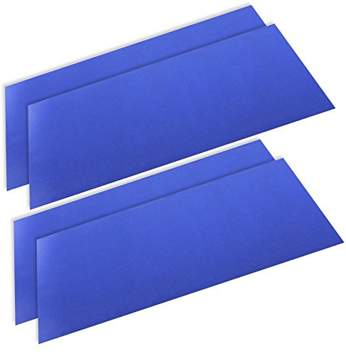 SPARES2GO Defrost Kühlschrank Gefrierschrank Matte Durable Anti-Frost-Liner (50 cm x 25 cm, Packung mit 4)