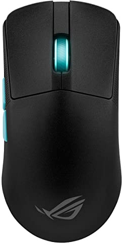 ASUS ROG Harpe Ace Aim Lab Edition RGB Gaming Maus | Schwarz | kabellos, 2,4GHz, Bluetooth, USB, ROG AimPoint-Sensor 36.000dpi, ROG Micro Switches, 5 smarte Tasten, Aim Lab Optimizer