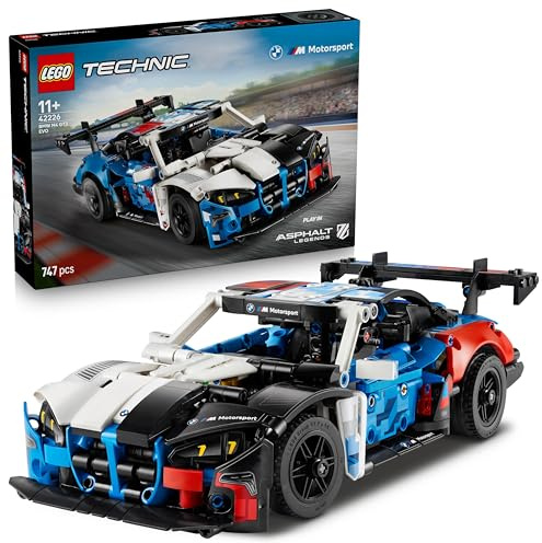 LEGO Technic BMW M4 GT3 EVO Rennwagen 42226 | Spielzeug ab 11 Jahren für Jungen, Modellbausatz mit V6-Motor, Lenkung und öffnenden Türen, Gaming Geschenk, 747 Teile