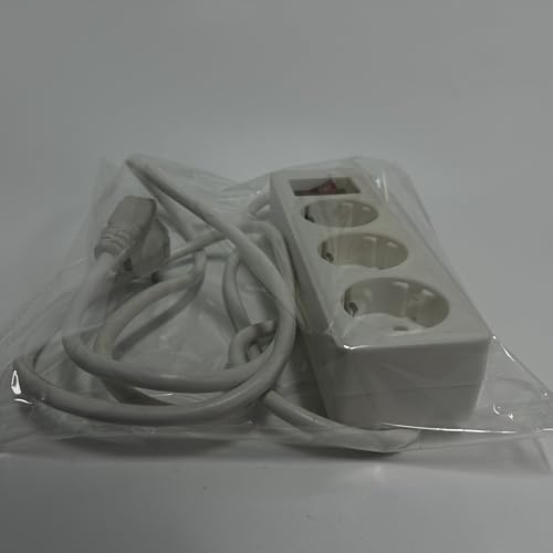 Steckdosenleiste - 3680W Doppelstecker Steckdose für Küche Büro - Weiß - jhghjuy1.8