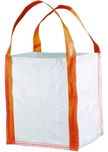 Safetytex Mini Big Bag 40x40x45 cm Schüttgutbehälter Transportsack | 300 kg Tragfähigkeit, für Abfälle, Baustoffe, Schüttgüter, reißfest, robust, vielseitig, langlebig