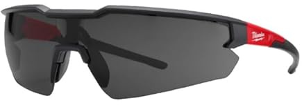 Milwauk Schutzbrille Rauchgrau 4932471882 rot 0