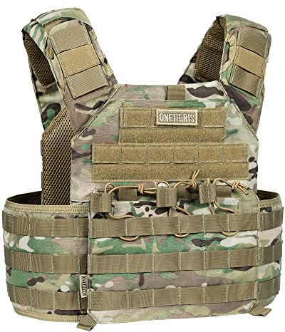 OneTigris Unisex – Erwachsene Plattenträger Doom Taktische Plate Carrier PLPC Airsoft Weste