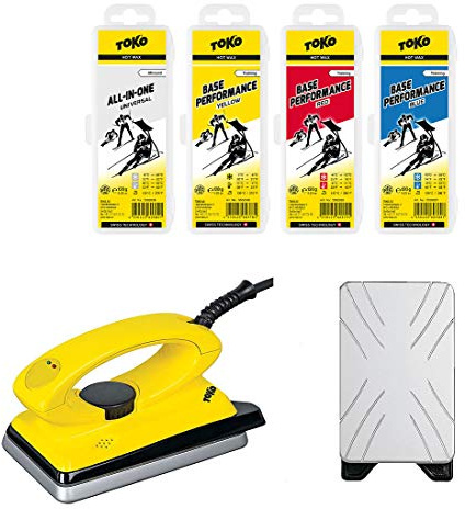 Toko1 Toko Skiwachs-Set 5.2 mit Wachsbügeleisen und 4 x 120g Skiwax