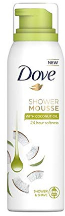 Dove Duschschaum - Coconut Oil - pflegt und nährt die Haut - 6er Pack (6 x 200 ml)