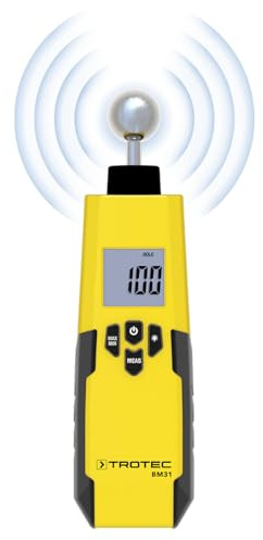 TROTEC BM31 Feuchteindikator Feuchtemessgerät – zerstörungsfreie Messung für Wand, Boden und Decke, 0–100 Digit, 5–40 mm Eindringtiefe