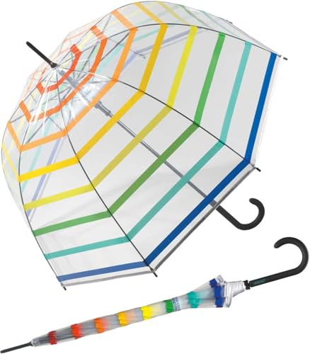 Benetton Glockenschirm transparent Automatik - Dip Dye