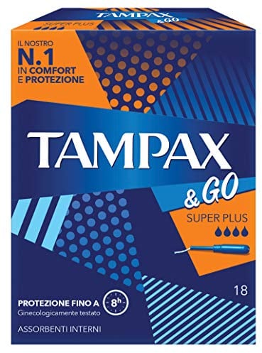 Tampax &Go Super Plus x18 Tampons