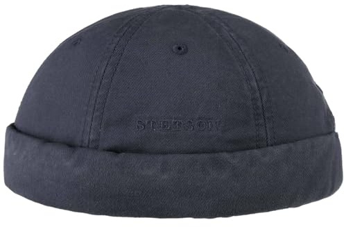 Stetson Ocala Schirmmütze Dockercap UV-Schutz 40 Klettverschluss Herren Frühling Sommer dunkelblau XL (60-61 cm)