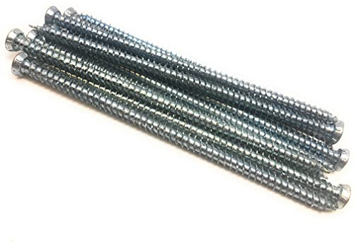 10 Stück Fensterrahmenschraube, Senkkopf TX30, verzinkt blau 7.5x252 mm