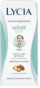 Lycia - Haarentfernungscreme für Damen, Velvet Touch, mit Seidenproteinen, 50 ml