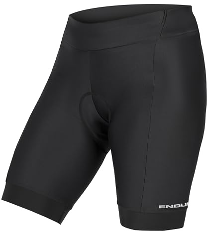 Endura Damen Xtract Gel-Fahrradshorts | Schnell trocknendes Material | Performance und Komfort | Gel-Polster | Antibakteriell Shorts, Schwarz, S